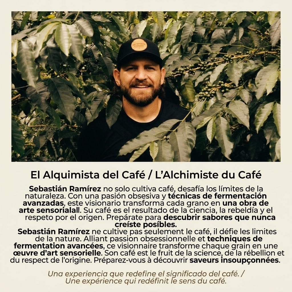 CAFÉ DE SPÉCIALITÉ ligne d'or - Sebastian Ramirez co-fermenté